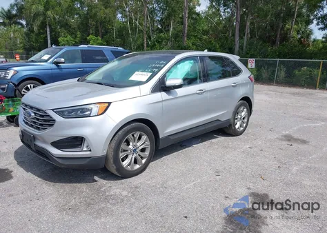 2019 Ford Edge Titanium z USA, uszkodzony, nr VIN 2FMPK4K91KBB56699